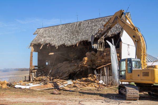 Barn Demolition in Bolingbrook