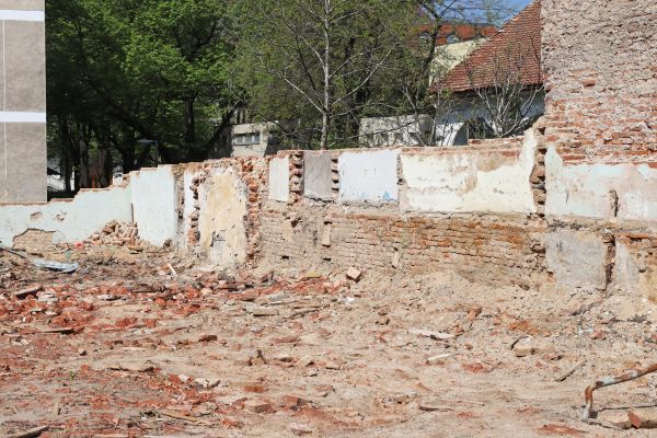 Brick Wall Demolition in Bolingbrook